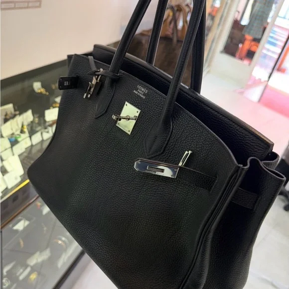 Hermes Birkin 35. 2005 I stamp in incredible condition in Togo w/palladium hw - Picture 10 of 16